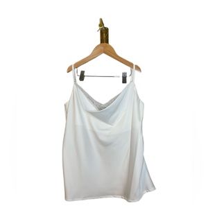 NWT Woman’s tank tops Satin with Lace One Size fits S-L